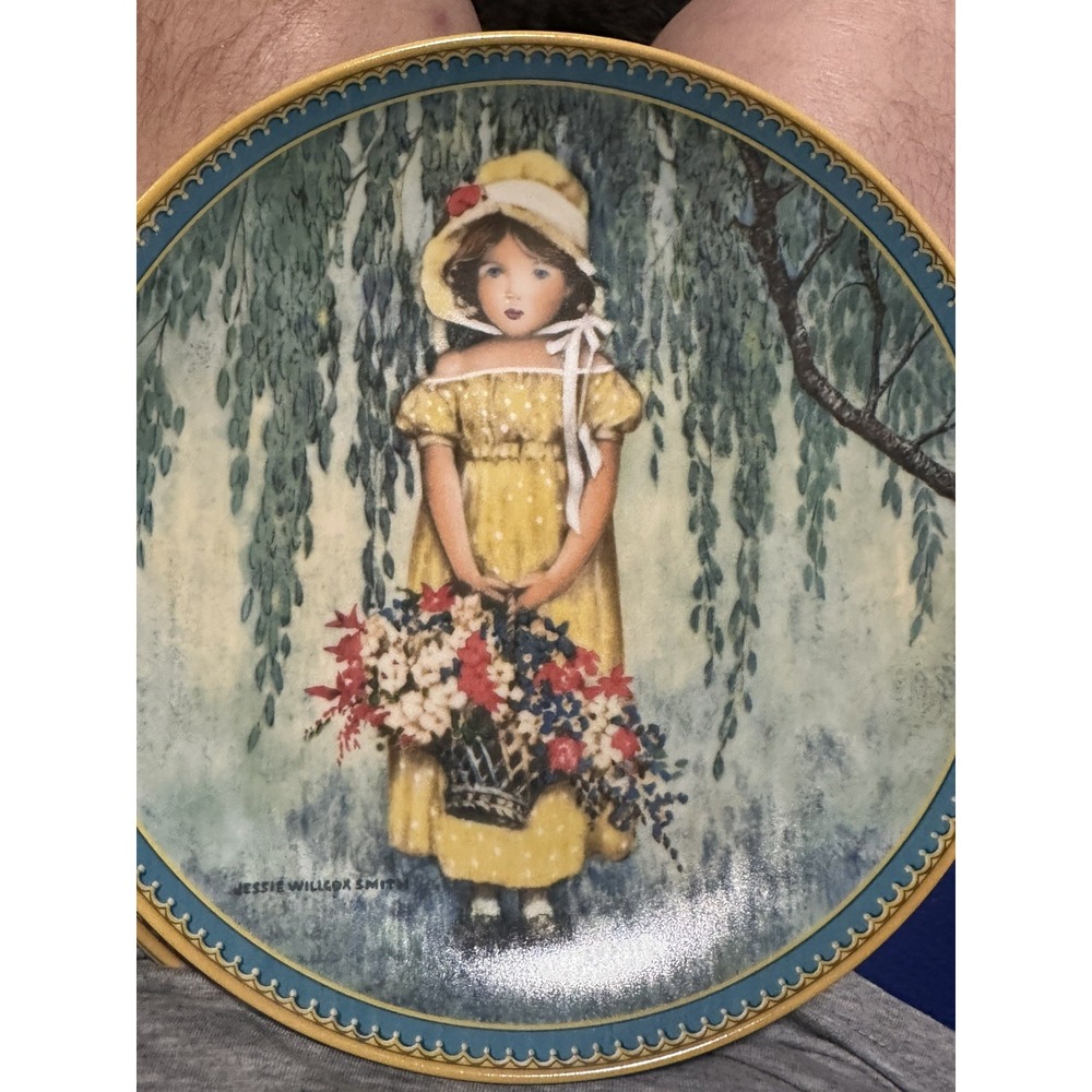 Easter Plate First Edition Jessie Wilcox Smith Childhood Memories Collectors